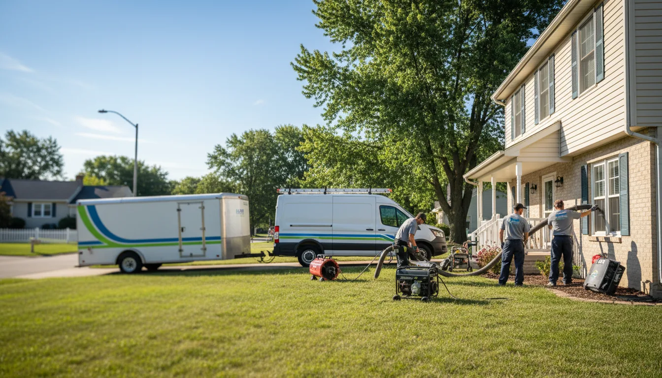 Flooded Basement Restoration And Cleanup With Repair in Mayville, WI near me